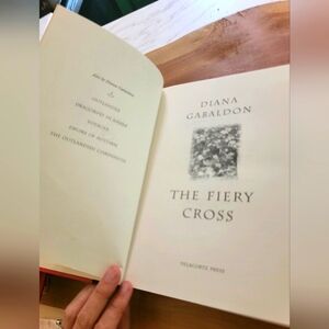 Outlander Book The Fiery Cross by Diana Gabaldon Red And Black Book Series Guc